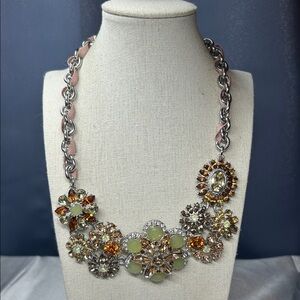 Talbots Floral Statement Necklace